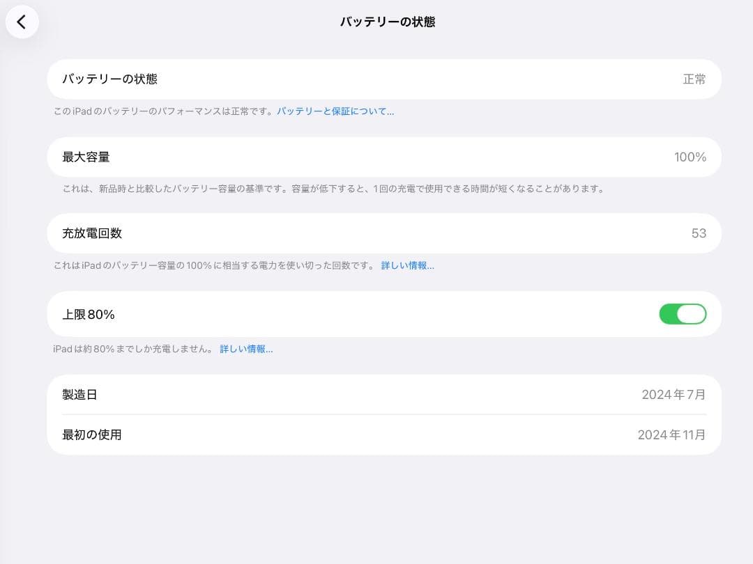 中古品 iPad Pro M4 13インチ MVX23J/A 256GB