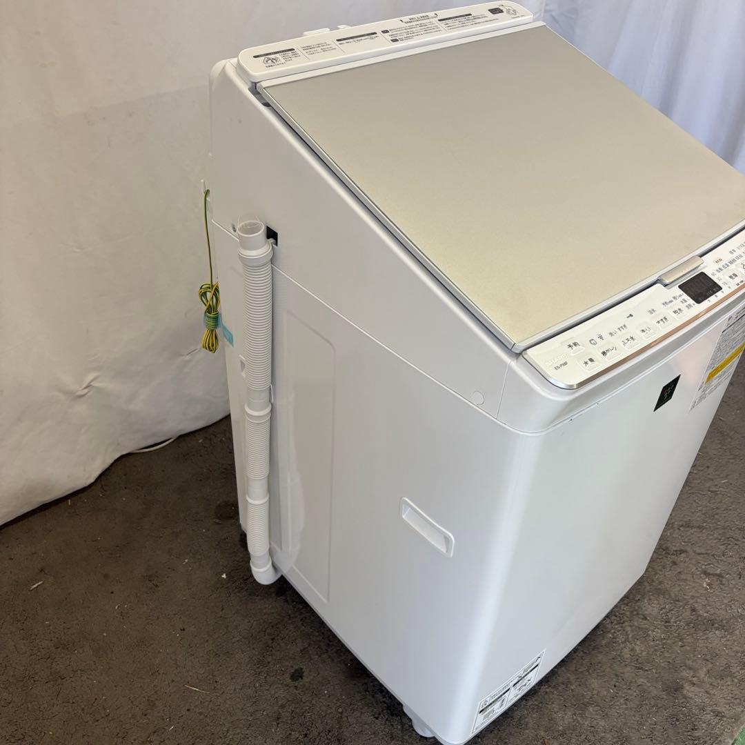 265　洗濯機　SHARP　一人暮らし　乾燥　8キロ　綺麗　分解洗浄　設置無料