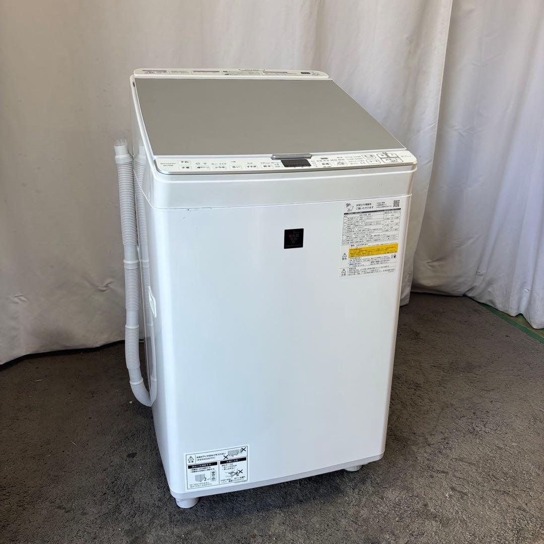 265　洗濯機　SHARP　一人暮らし　乾燥　8キロ　綺麗　分解洗浄　設置無料