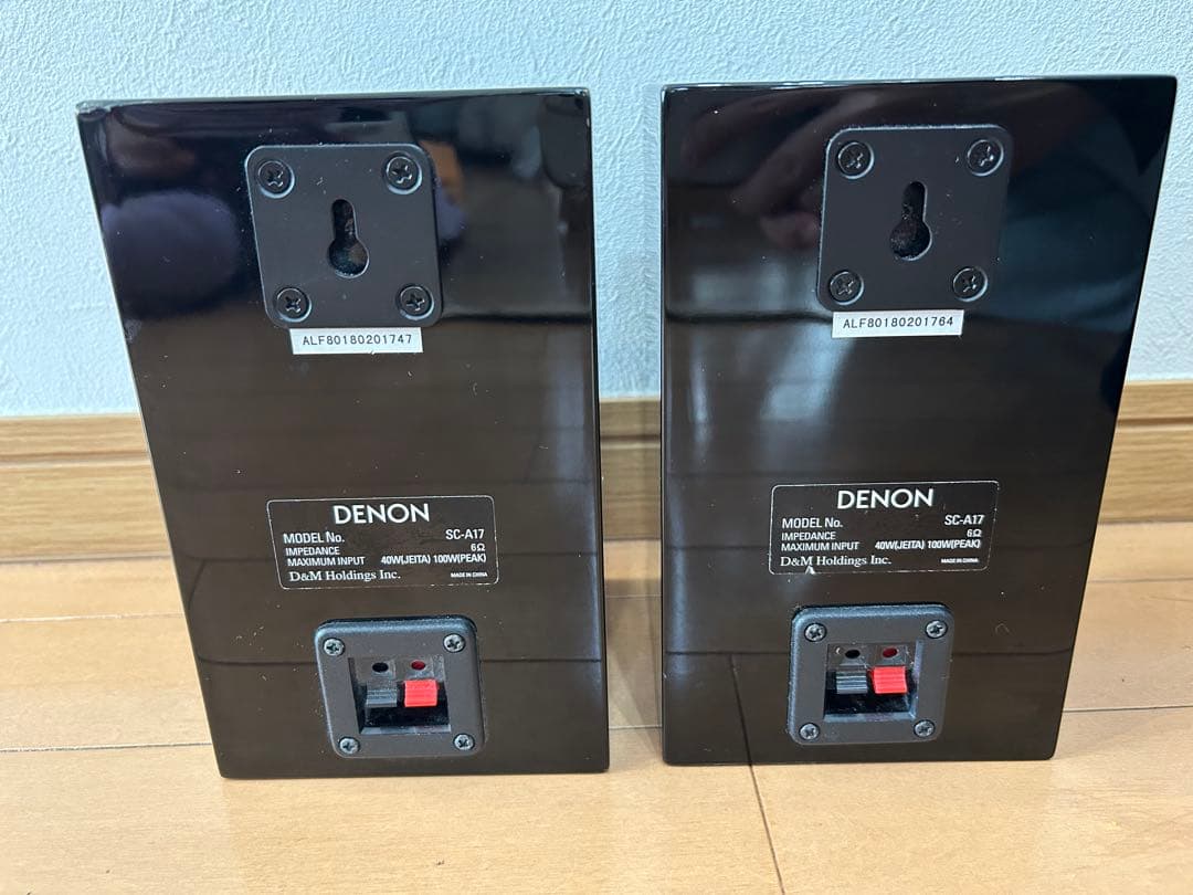 DENON SC-A17 （K） ブラック　スピーカー