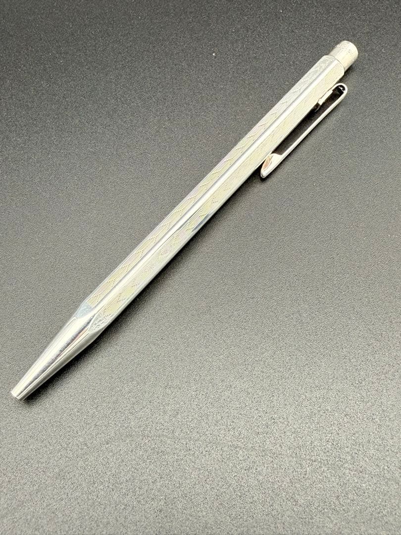カランダッシュ エクリドール　シェブロン　シルバー　ボールペン 美品　最終値下げ