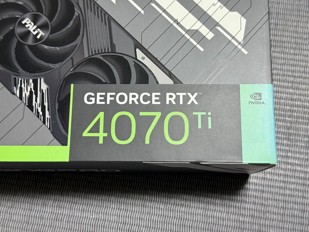 グラフィックボード・グラボ・ビデオカード PALIT RTX 4070 Ti GAMING PRO 12GB