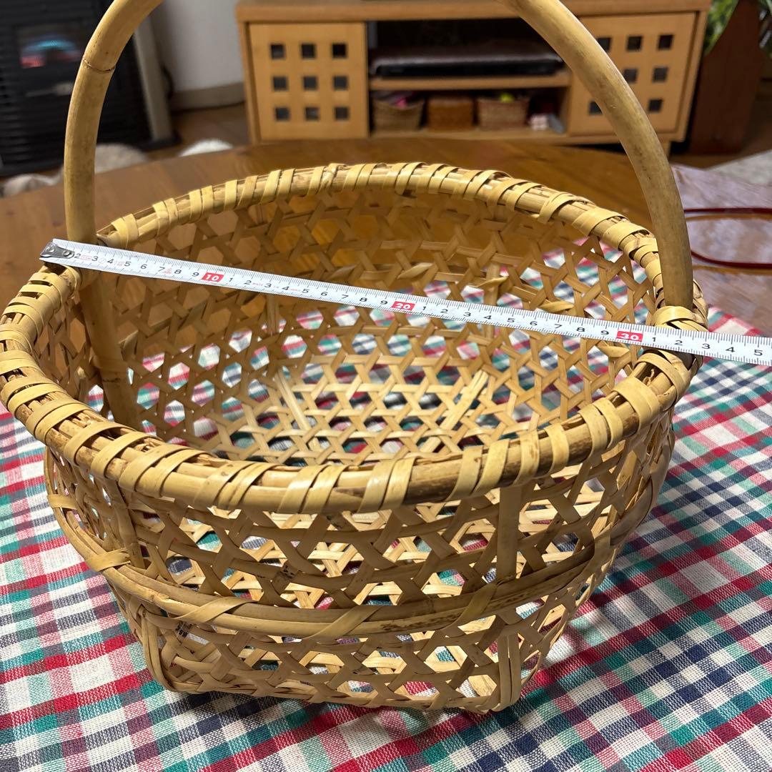 竹細工　かごバック　中型