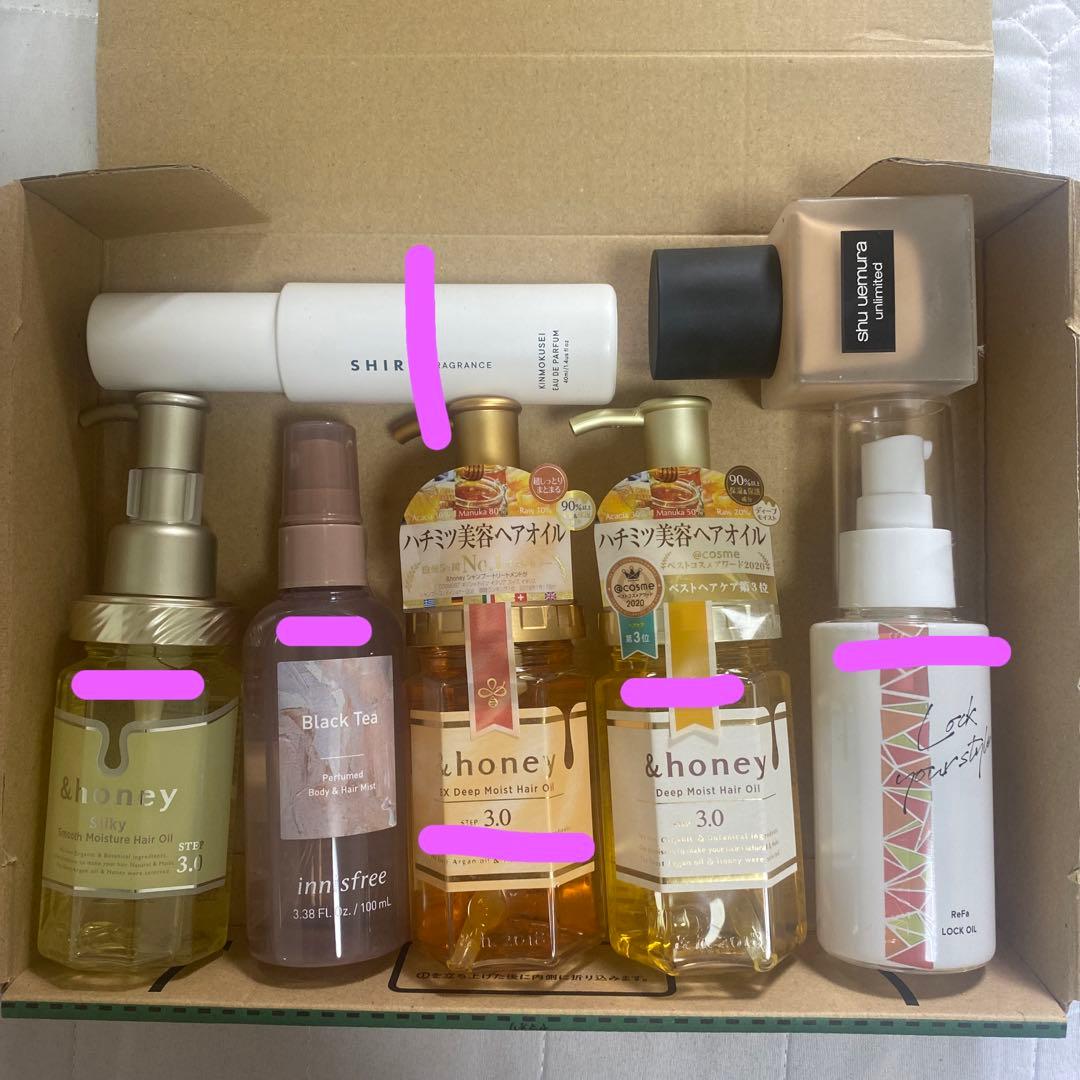 ヘアオイル ヘアミスト 香水 ファンデーションまとめ売り