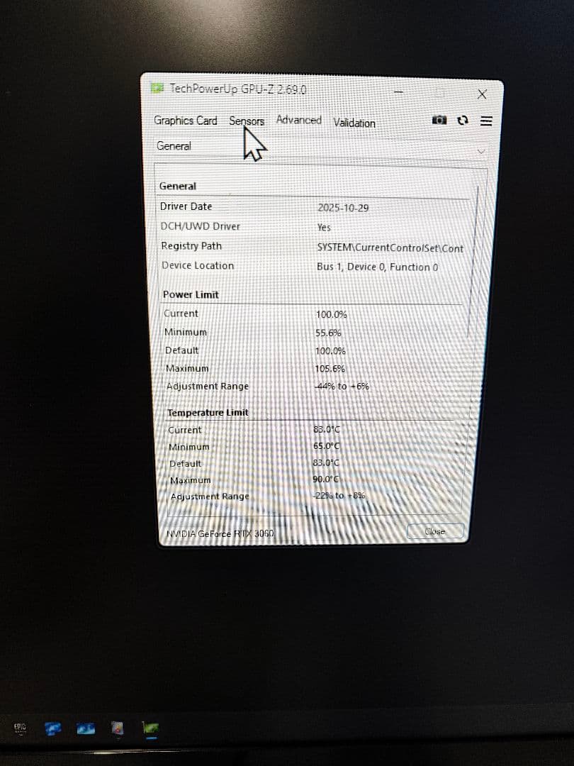 【箱あり・動作確認済】Palit RTX 3060 Dual 12GB