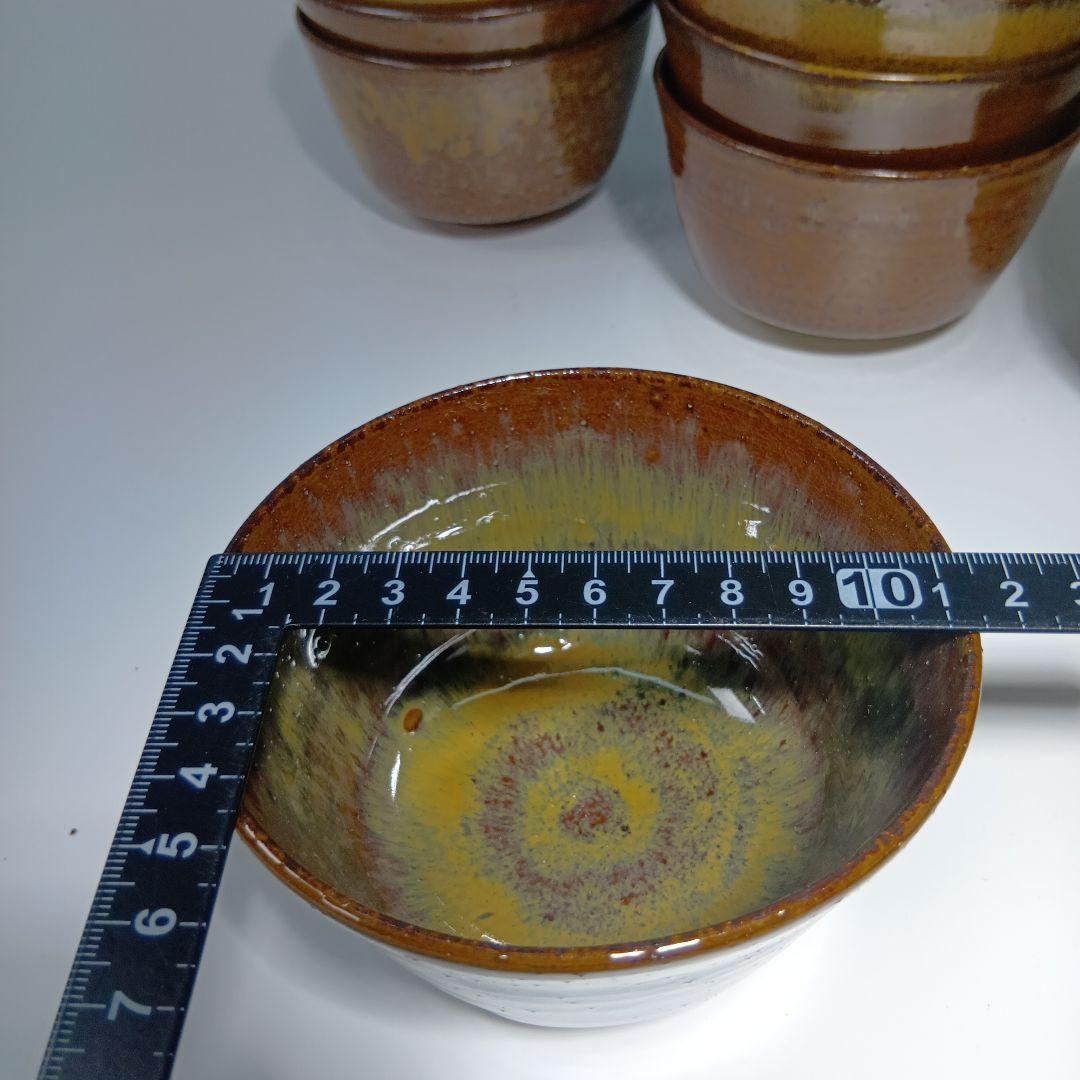 茶道具　高取焼　亀井味楽　点出し茶碗　 10客　共箱