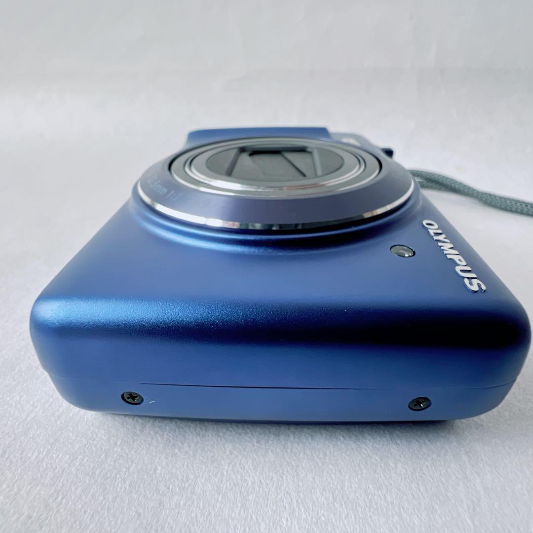 美品✨OLYMPUS STYLUS VR-370 オリンパス デジカメ　ブルー