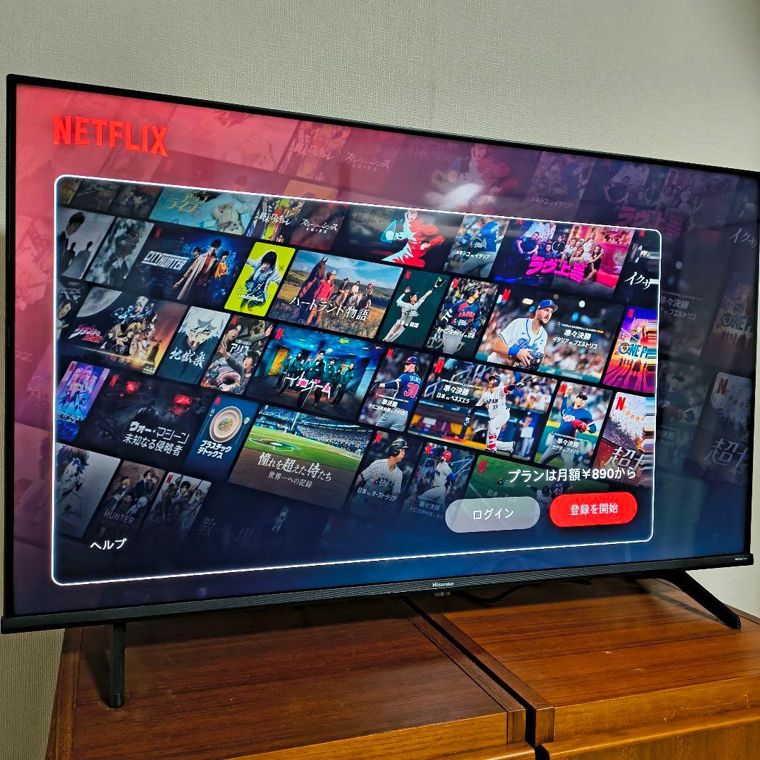 ハイセンス Hisense 43A6K 43型 4K スマートTV 2024年