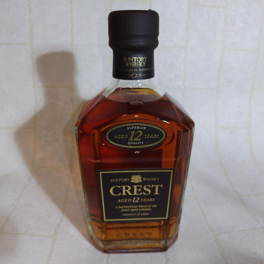 Suntory Crest 12 Years ウイスキー　ブラックキャップ 古酒