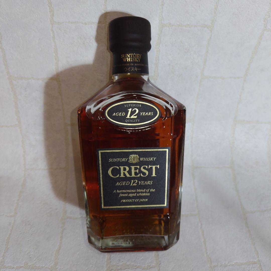 Suntory Crest 12 Years ウイスキー　ブラックキャップ 古酒
