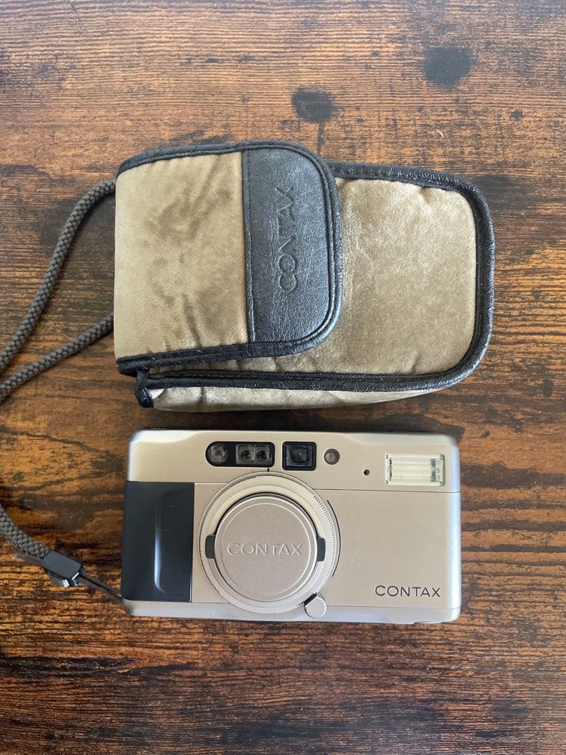CONTAX TVS シルバー コンパクトフィルムカメラ