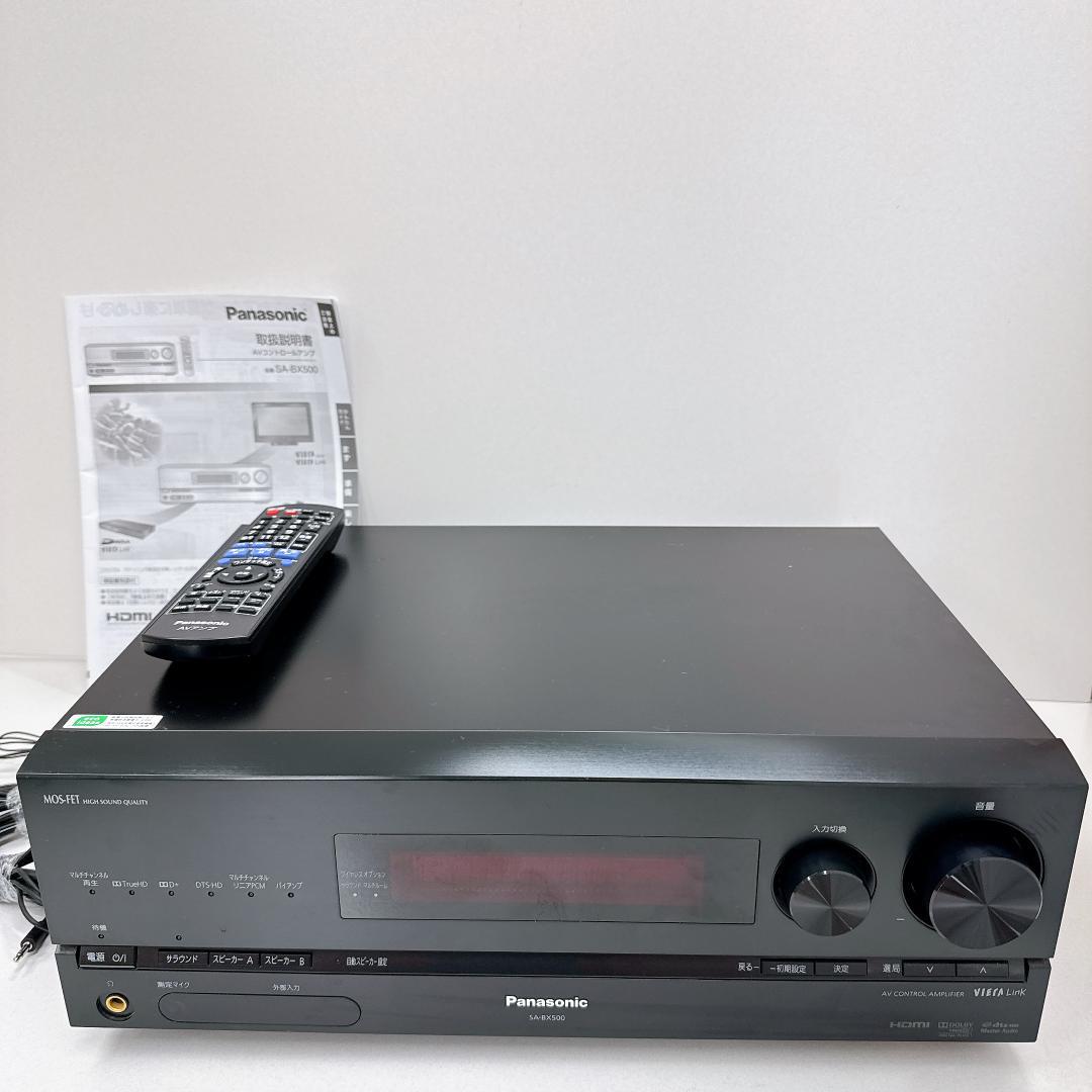 【美品】パナソニック デジタルAVコントロールアンプ SA-BX500