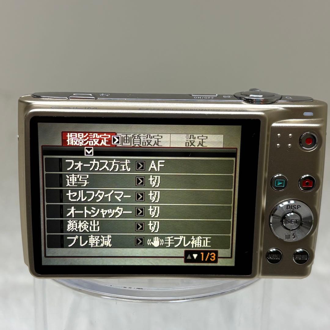 CASIO カメラ　EX-Z400 充電器　ゴールド　コンデジ　動作品