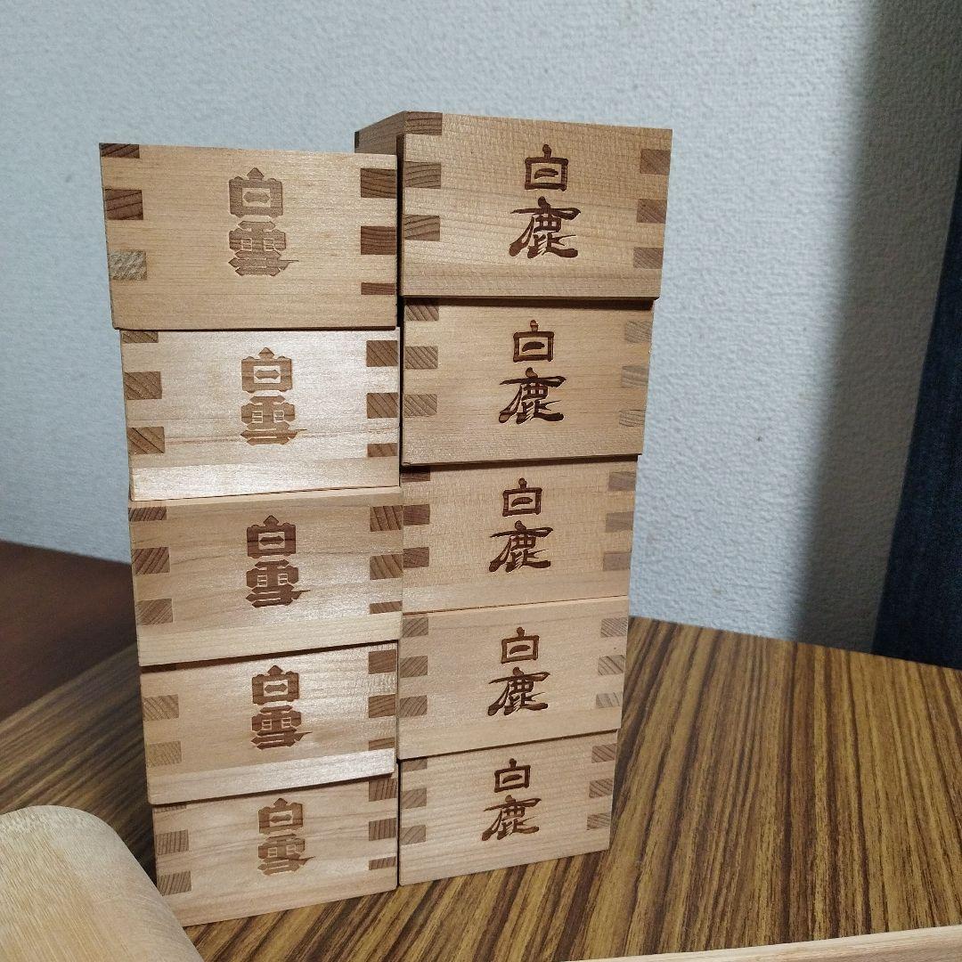 t ishikawa枡と柄杓のセット+グラス36個まとめ売り