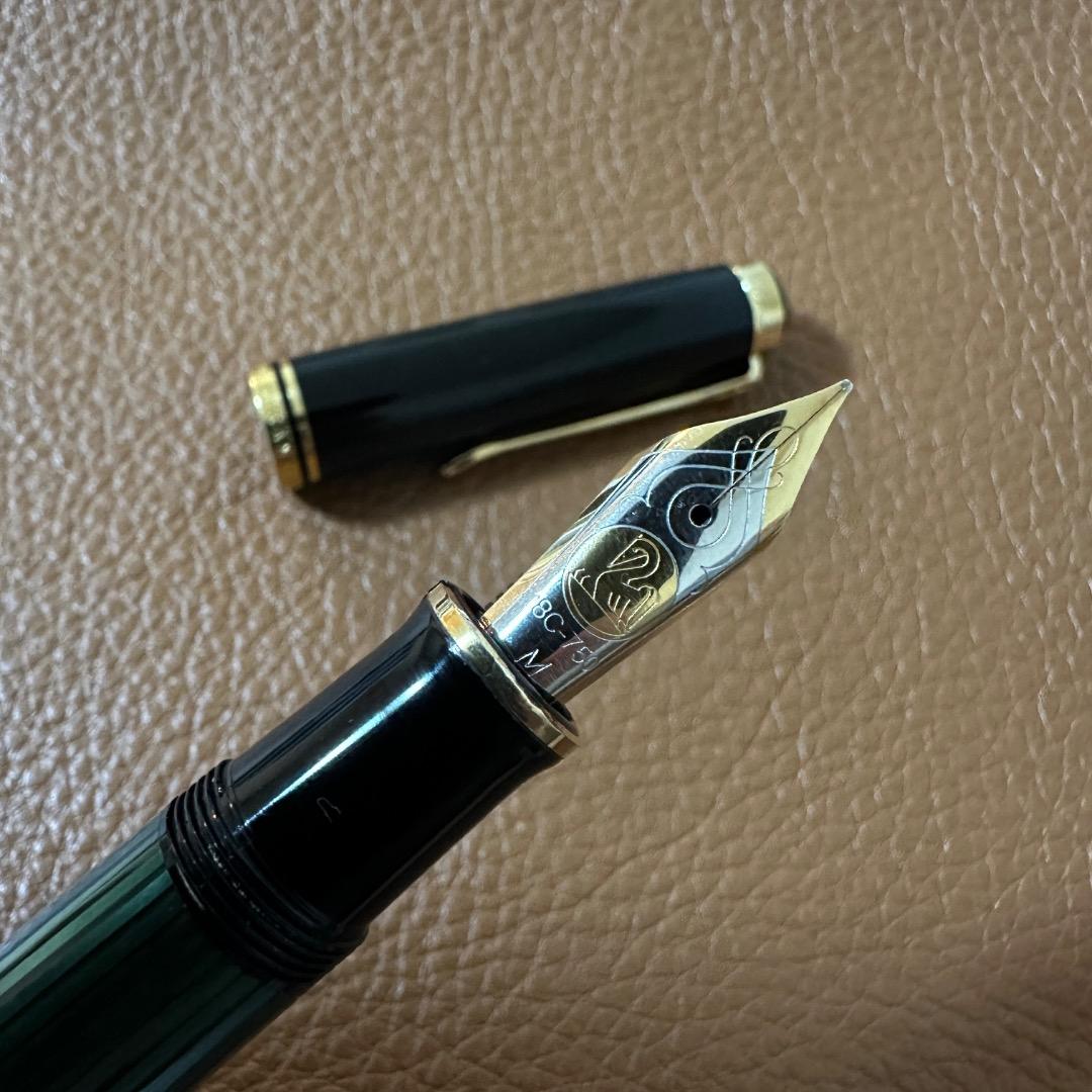 Pelikan ペリカン 万年筆 スーベレーン M800 刻印有 18C 750