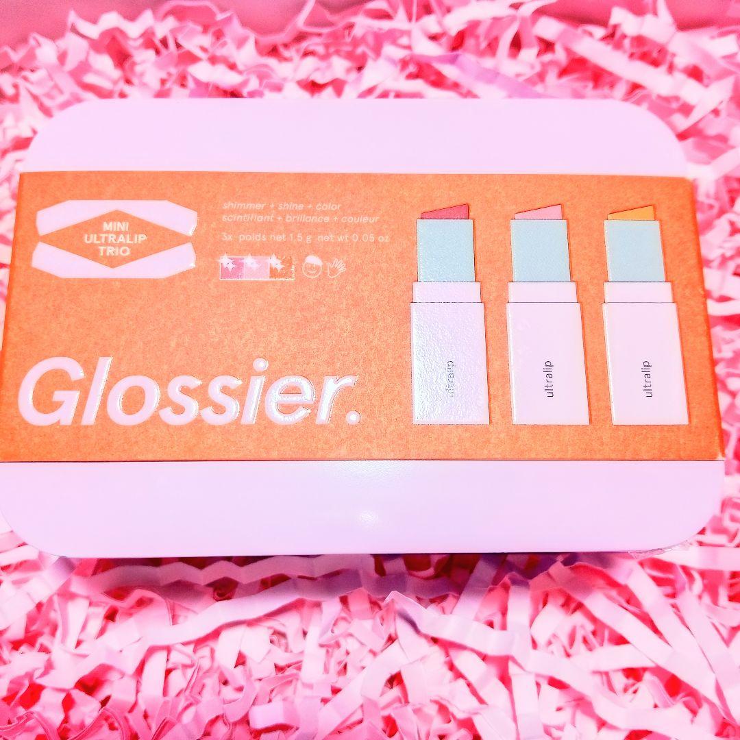 3/8まで【Mini Ultralip Trio】glossier　グロッシアー