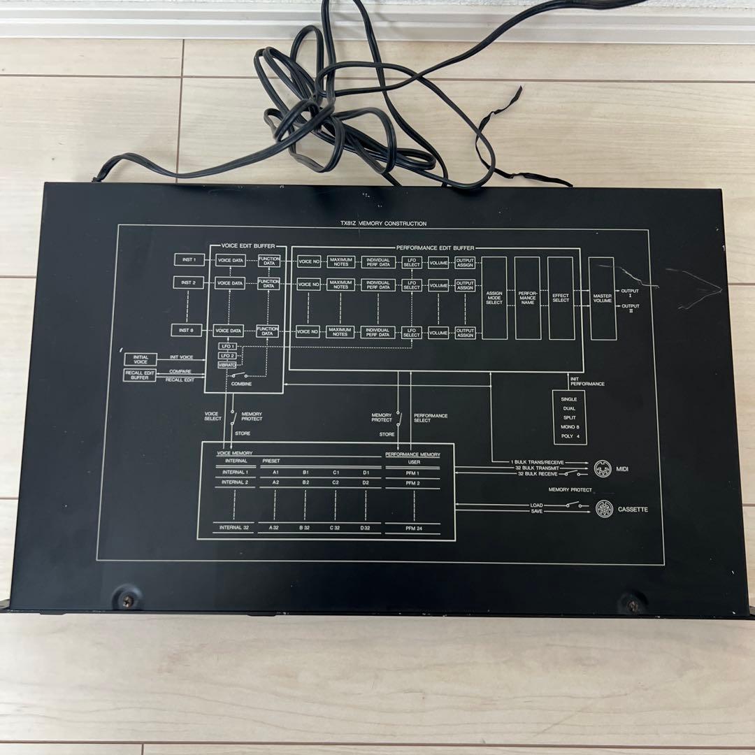 YAMAHA TX81Z MIDI 音源モジュール FM トーンジェネレーター