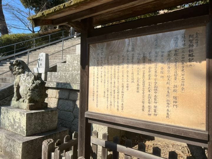 阿智神社♡人気御朱印帳　阿智神社で頂ける御朱印６体付き　御朱印