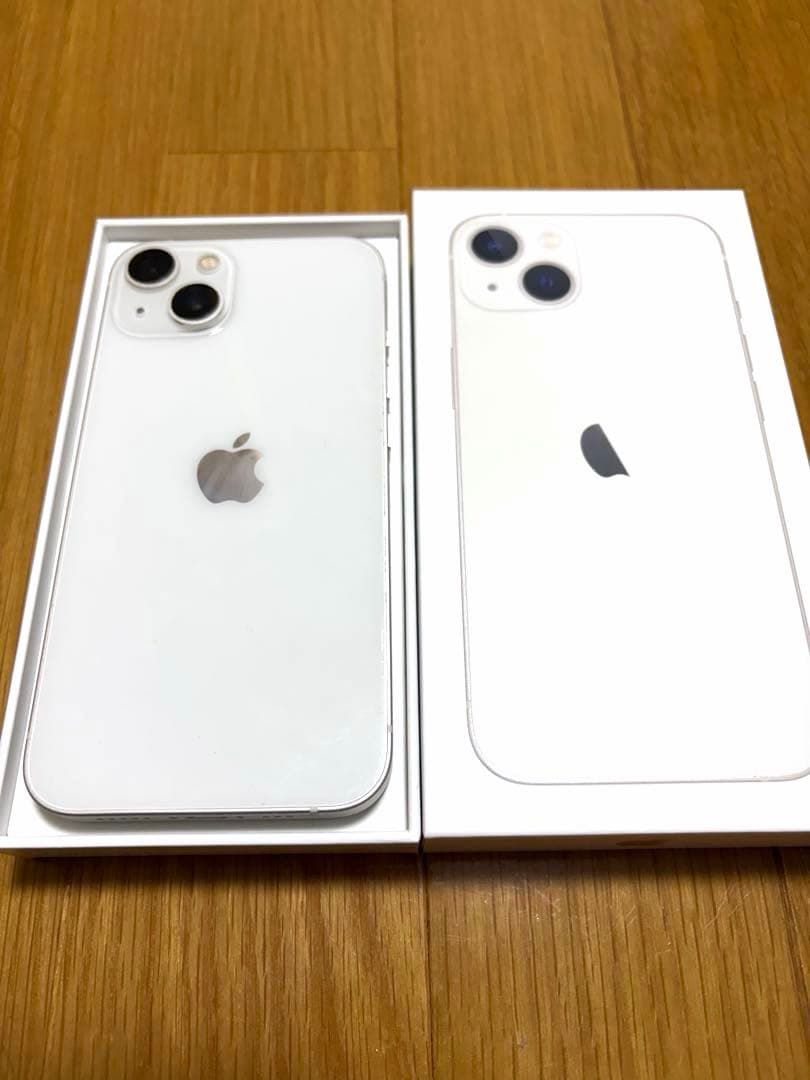 Apple iPhone 13 スターライト 本体 充電ケーブル付き