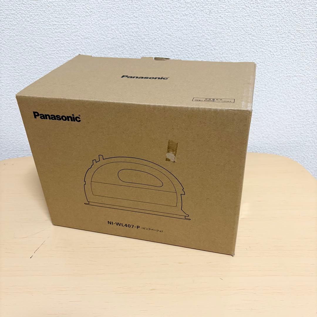 パナソニック コードレススチームWヘッドアイロンNI-WL407-P