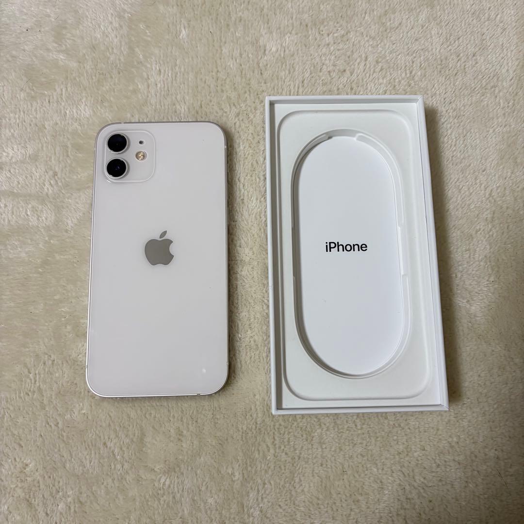 iPhone12 128GB ホワイトSIMフリー 修理歴なし カメラ一部不具合