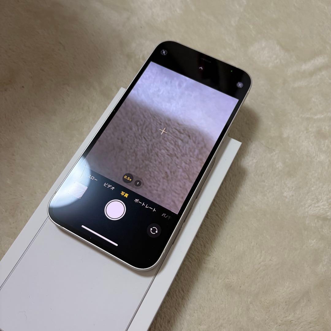 iPhone12 128GB ホワイトSIMフリー 修理歴なし カメラ一部不具合