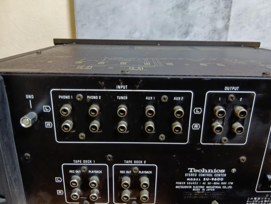 テクニクス　Technics SU-9600　プリアンプ（音出しOK）