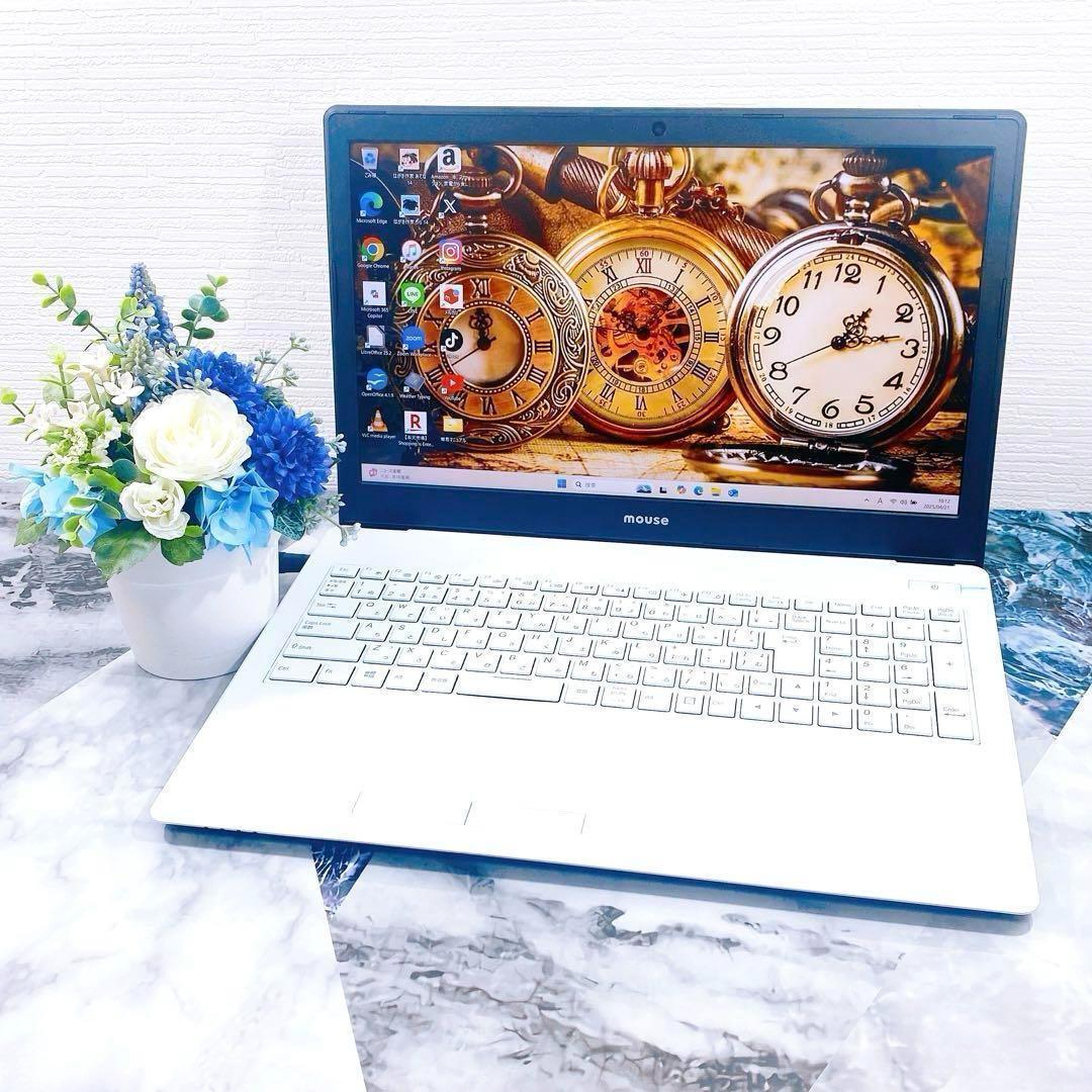 mouse✨高性能i7✨大容量✨新品SSD1TB✨薄型ノートパソコン✨オフィス付