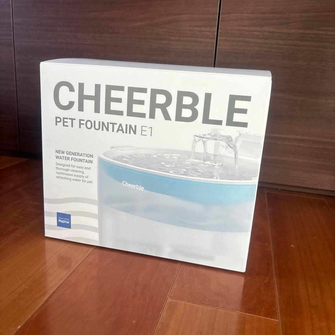 Cheerble 猫 自動給水器 水飲み器 ポンプレス 磁力給水器