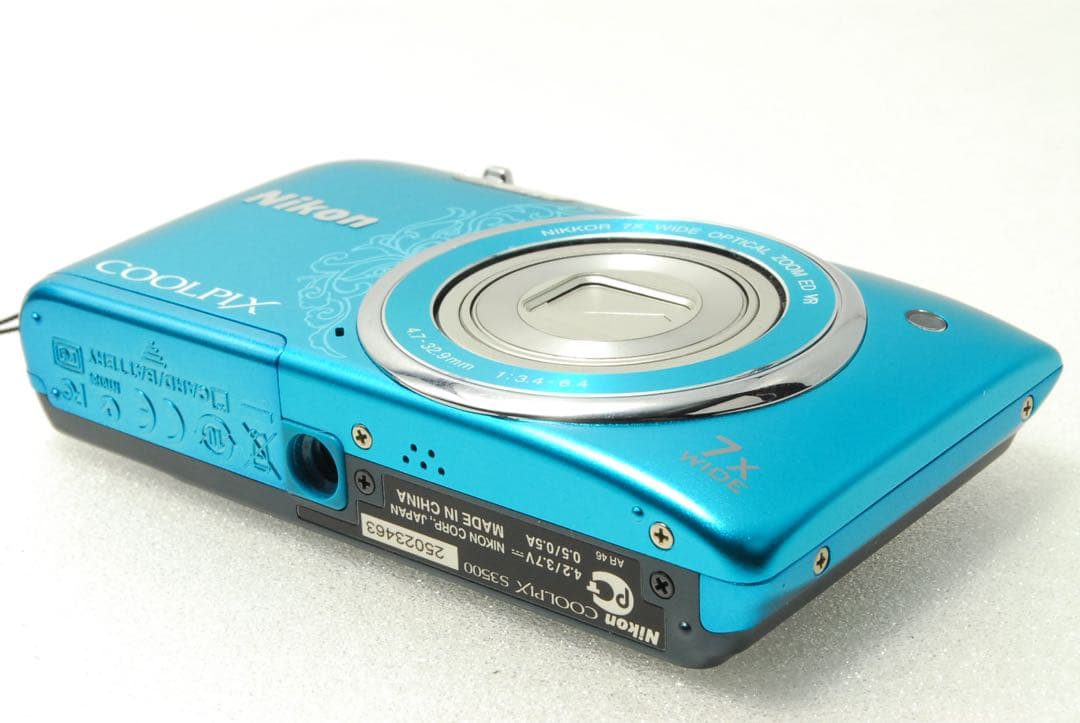 oku様フォロー割_Nikon COOLPIX S3500 ❤️ブルー ニコン