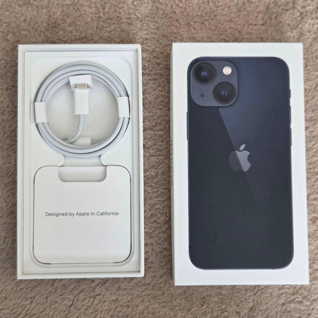 256GB iPhone 13 mini ミッドナイト SIMフリー 箱付属品付