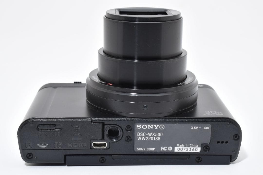 SONY Cyber-shot DSC-WX500 ブラック デジタルカメラ