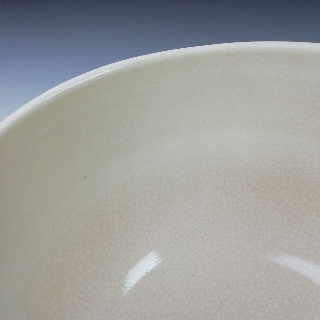 Ｔ８０　茶碗　『色絵　秋草文』『鳴滝窯　橋本城岳造』　共箱　抹茶碗　茶道具