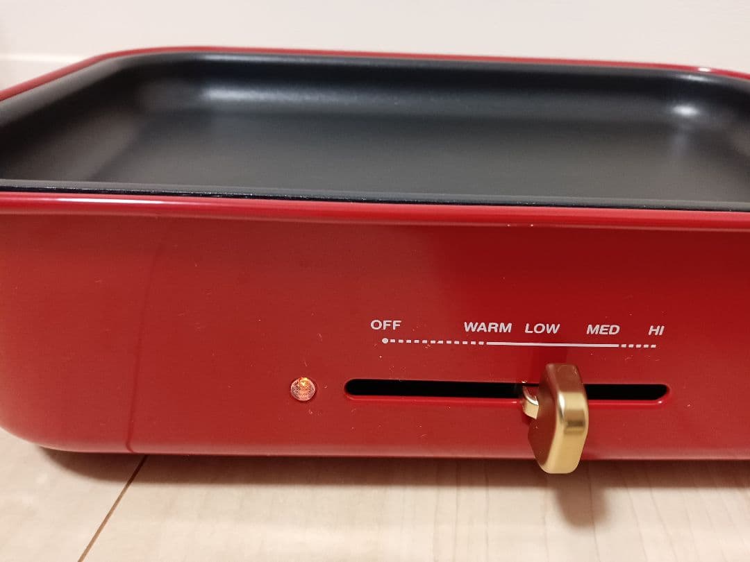 【送料込】BRUNO ホットプレート レッド