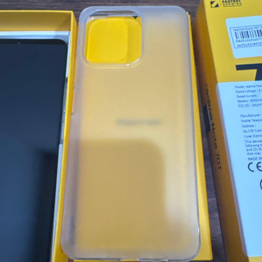 スマートフォン本体 realme Note 70T Gold 4GB/64GB