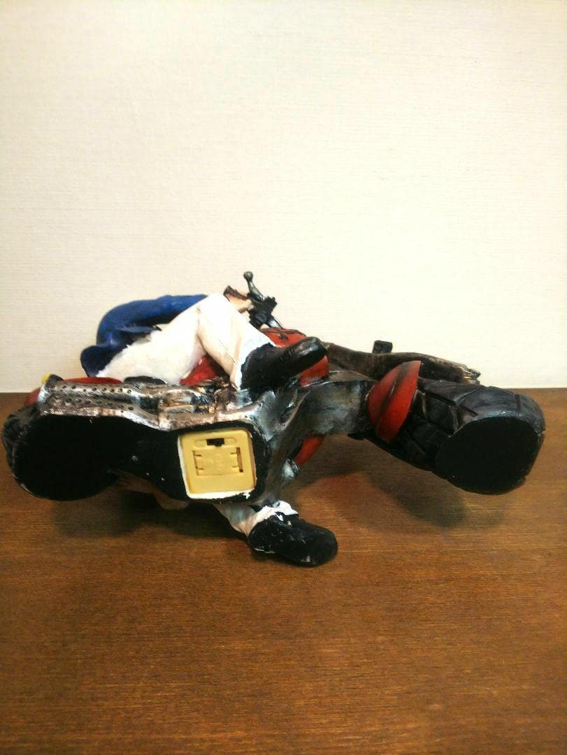 マドロス 船長 ライダー 漁師 人形 オブジェ ２点セット バイク