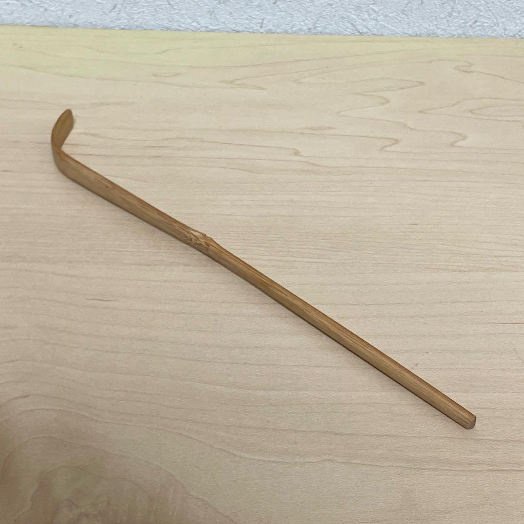 E壁 茶道具 茶杓 竹製 2本セット 筒・外箱付き お稽古 伝統工芸 レトロ