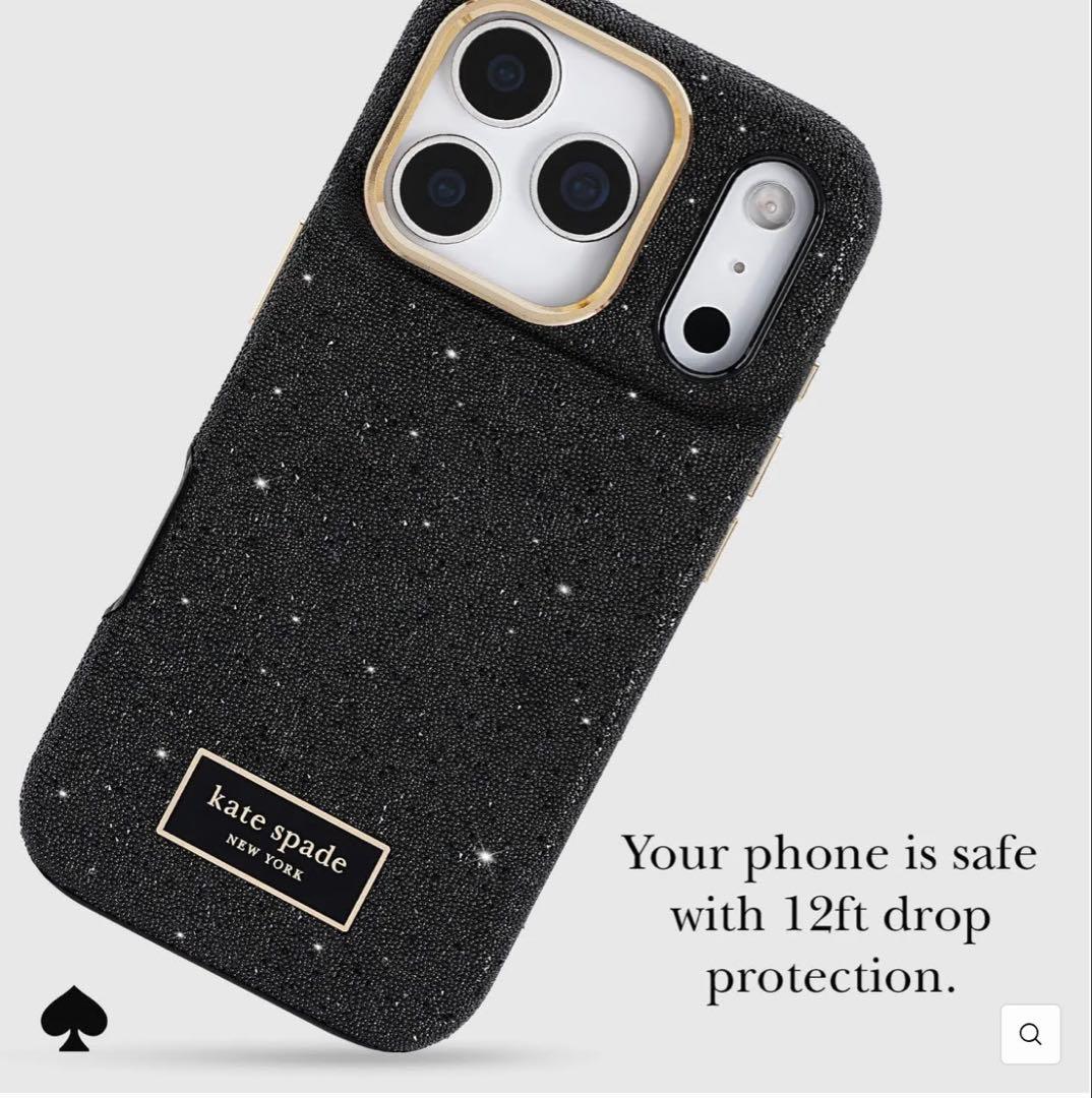 ケイトスペード Crystal Pave iPhone17Proケース