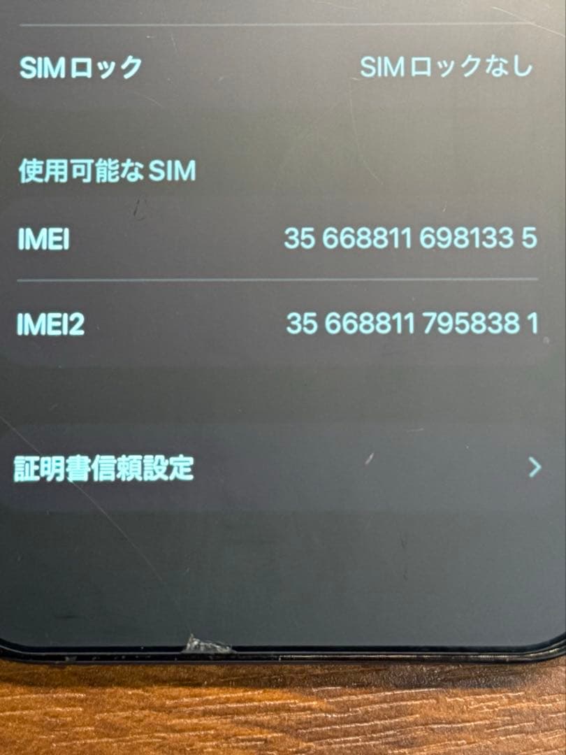 iPhone12 Pro 256GB バッテリー100% (一部機能使用不可