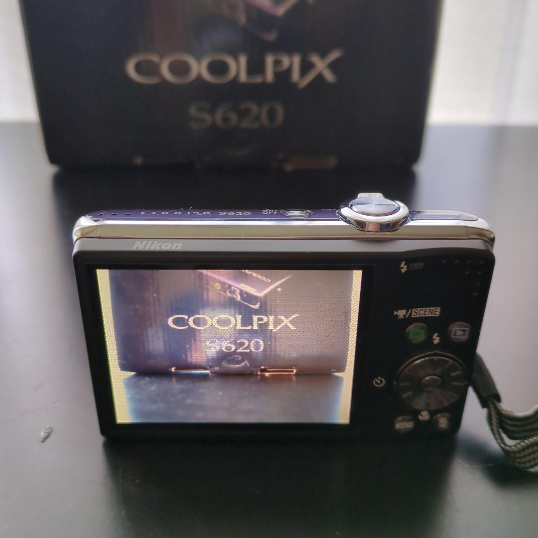 極美品✨Nikon COOLPIX S620 パープル SDカード+ケース付