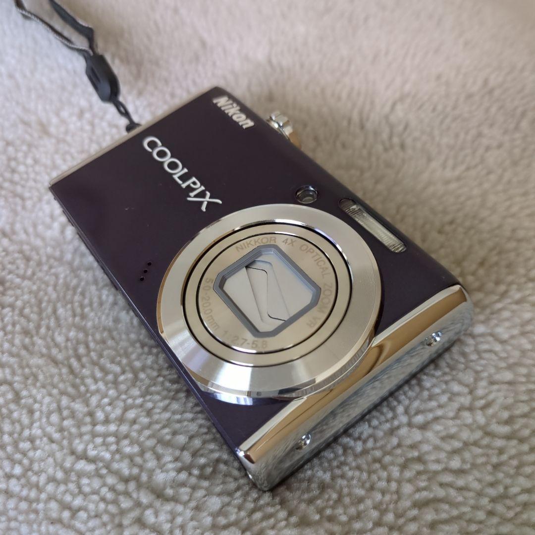 極美品✨Nikon COOLPIX S620 パープル SDカード+ケース付