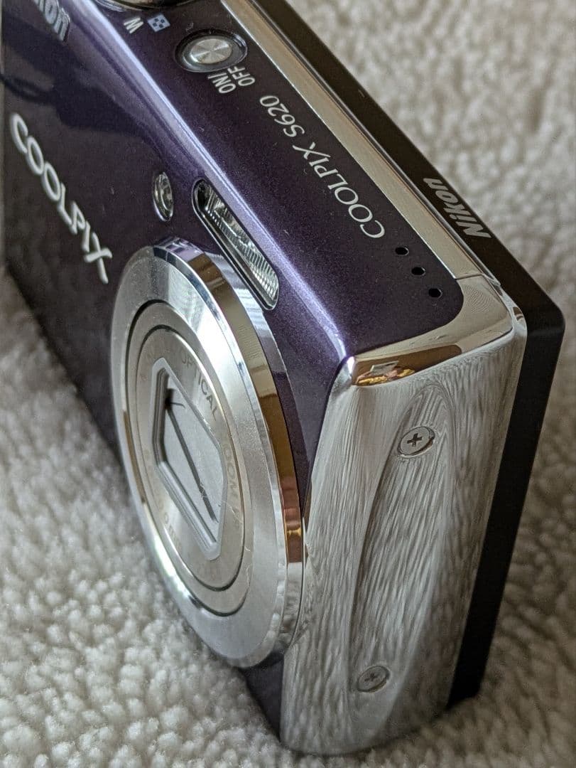 極美品✨Nikon COOLPIX S620 パープル SDカード+ケース付