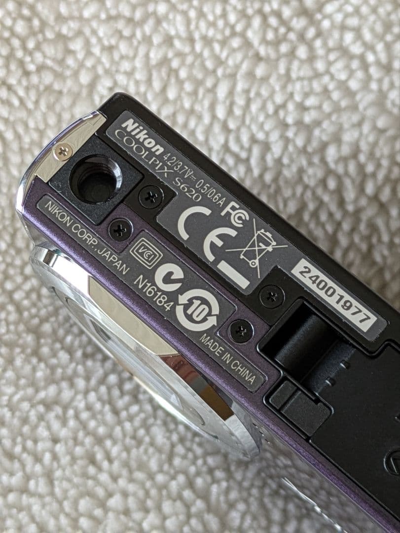 極美品✨Nikon COOLPIX S620 パープル SDカード+ケース付