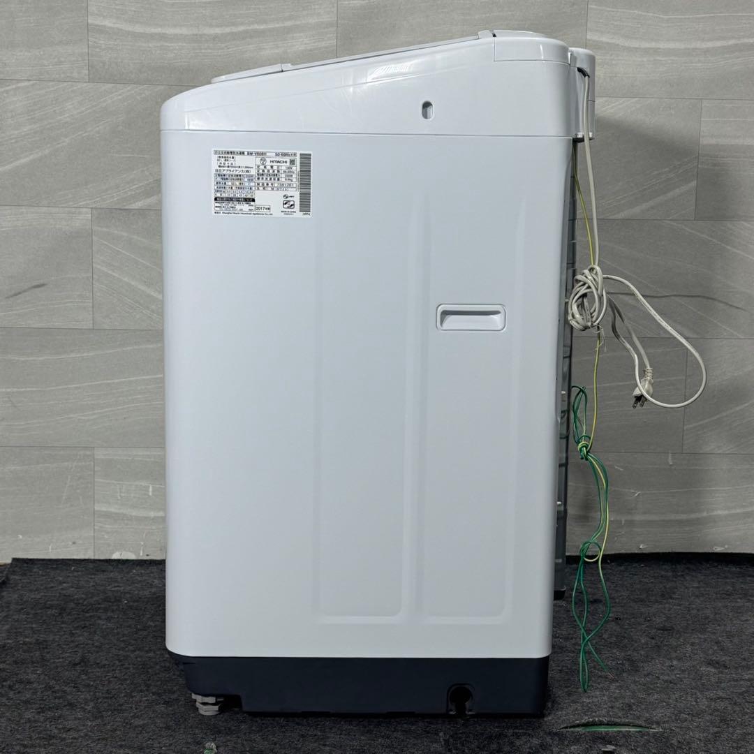 HITACHI 全自動洗濯機 ビートウォッシュ 8kg ガラストップ d5000