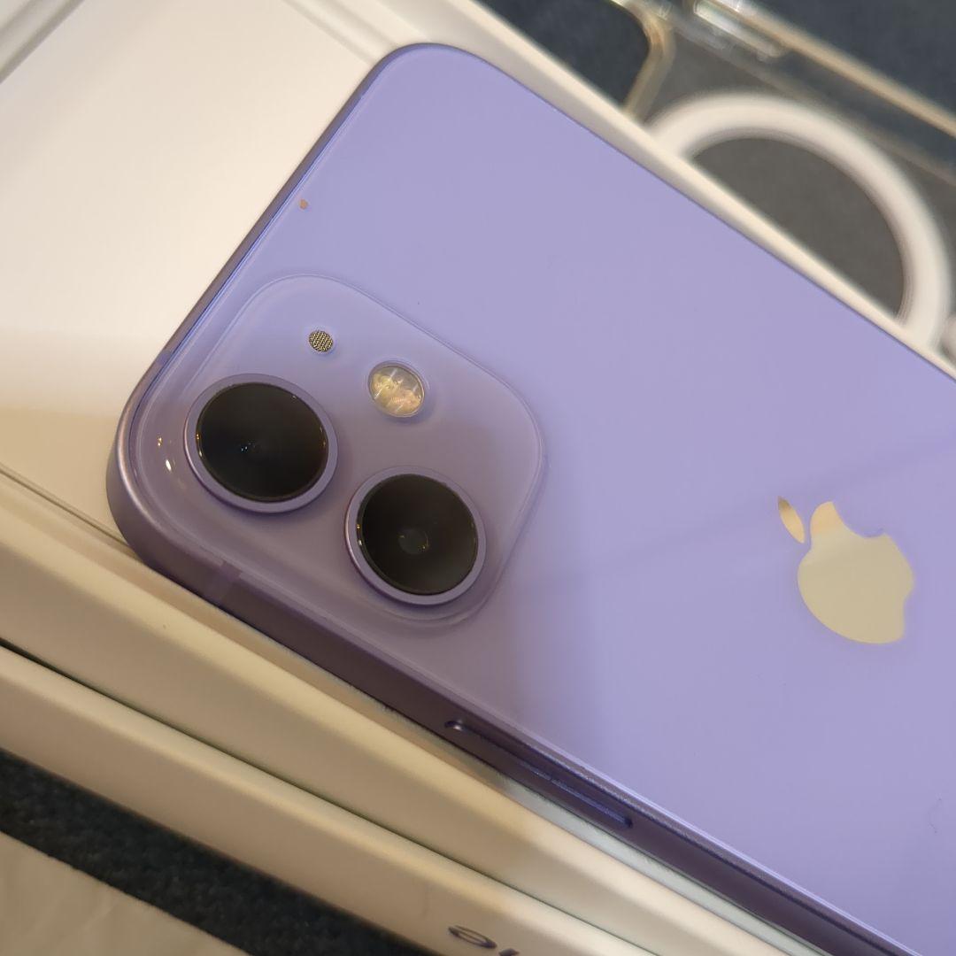 Apple iPhone 12 Miniパープル 本体とケース