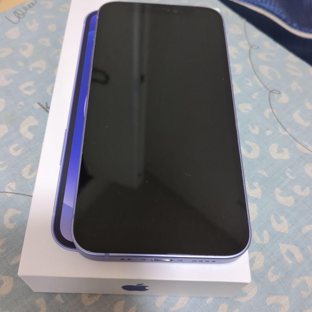 Apple iPhone 12 Miniパープル 本体とケース