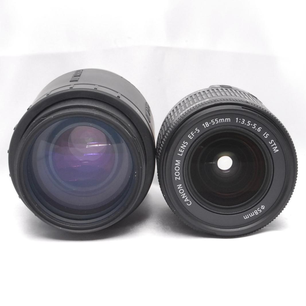 Canon kiss X7 人気商品♪ 一眼ダブルレンズ♪【超望遠レンズ✨】