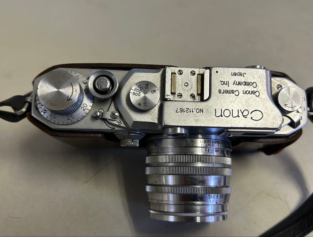 Canon レンジファインダーカメラ 50mm F1.8 レンズ付き 現状品