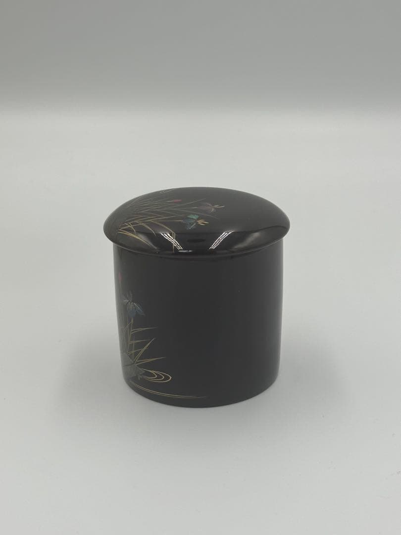 「セール中」 八ツ橋蒔絵　金輪寺　棗　松峰作　茶道具