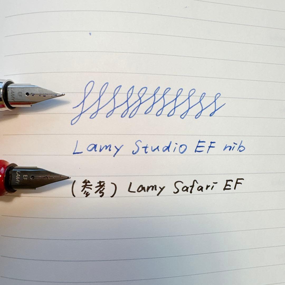 【限定色・極美品】LAMY studio グラシアブルー 万年筆 EF